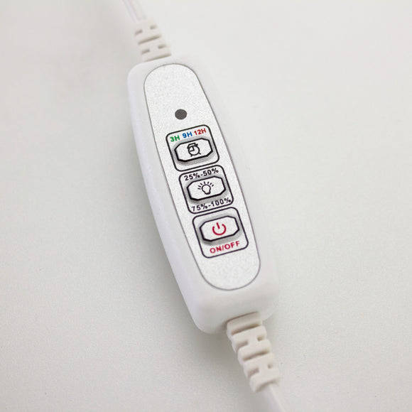 Luz LED de cultivo interna para 3 árvores com folhas de curry super felizes